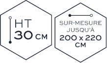 ICON — hauteur + sur-mesure